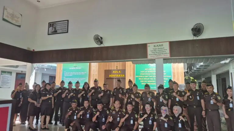 Monitoring Latsar Khusus Tahun 2024 dan Evaluasi Alumni Diklat Tahun 2022-2024  oleh Sekertaris Badan Diklat (SESBADIKLAT) Kejaksaan R.I di Kejaksaan Negeri Serdang Bedagai